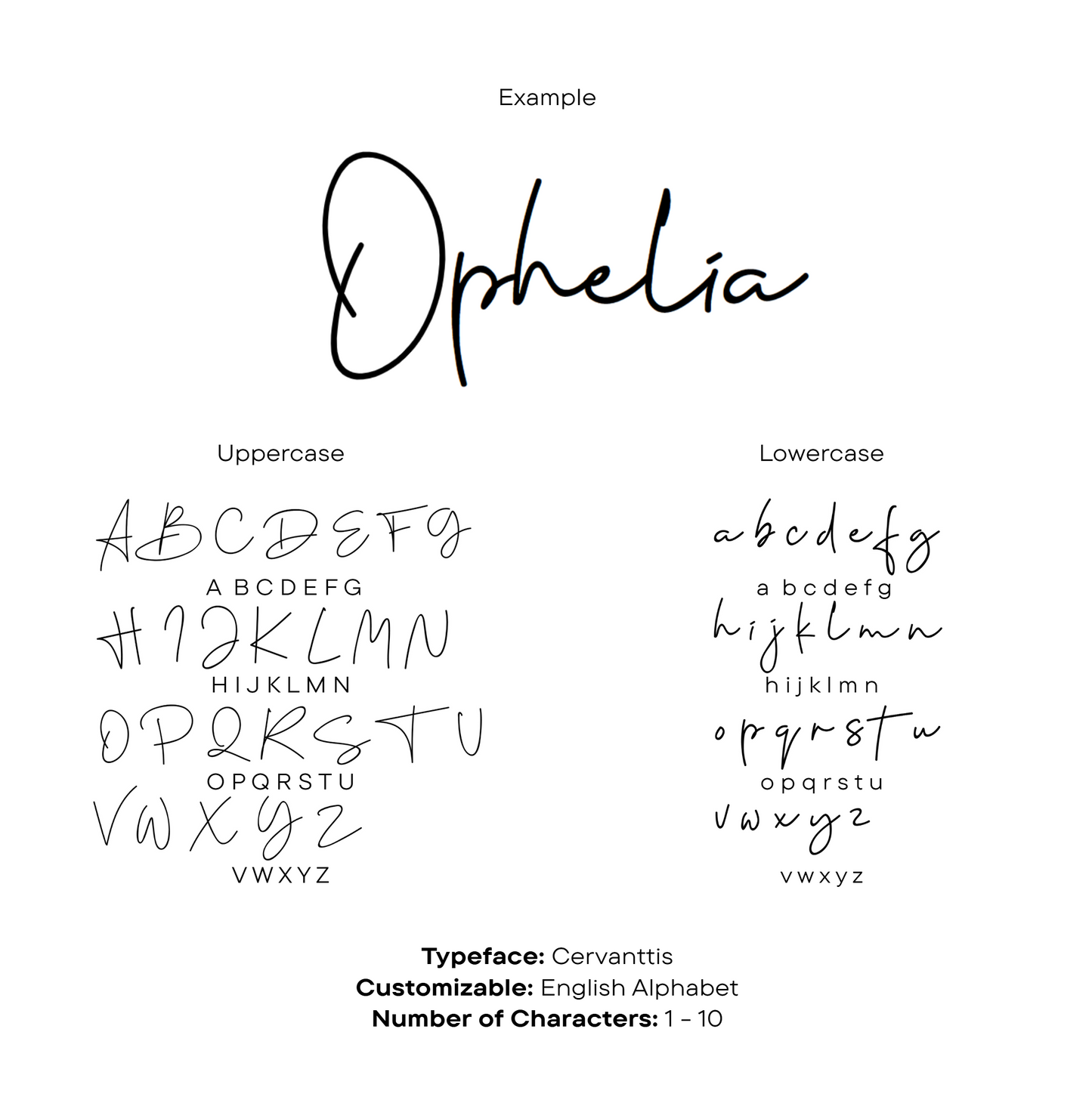 OnMe Custom Name Necklace