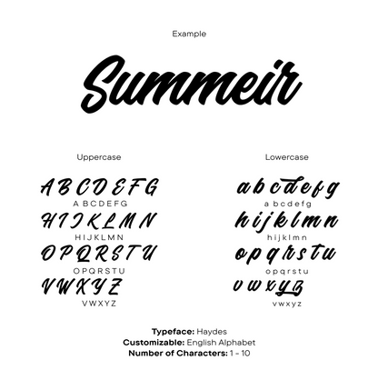 OnMe Custom Name Necklace