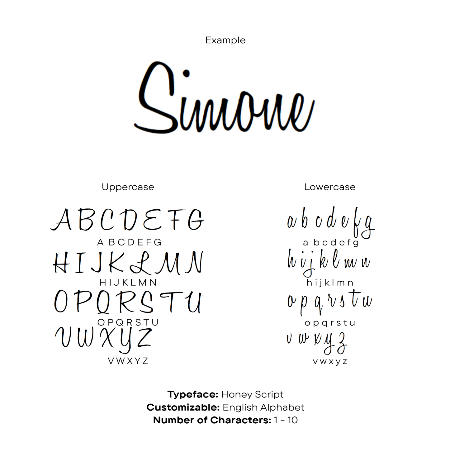 OnMe Custom Name Necklace