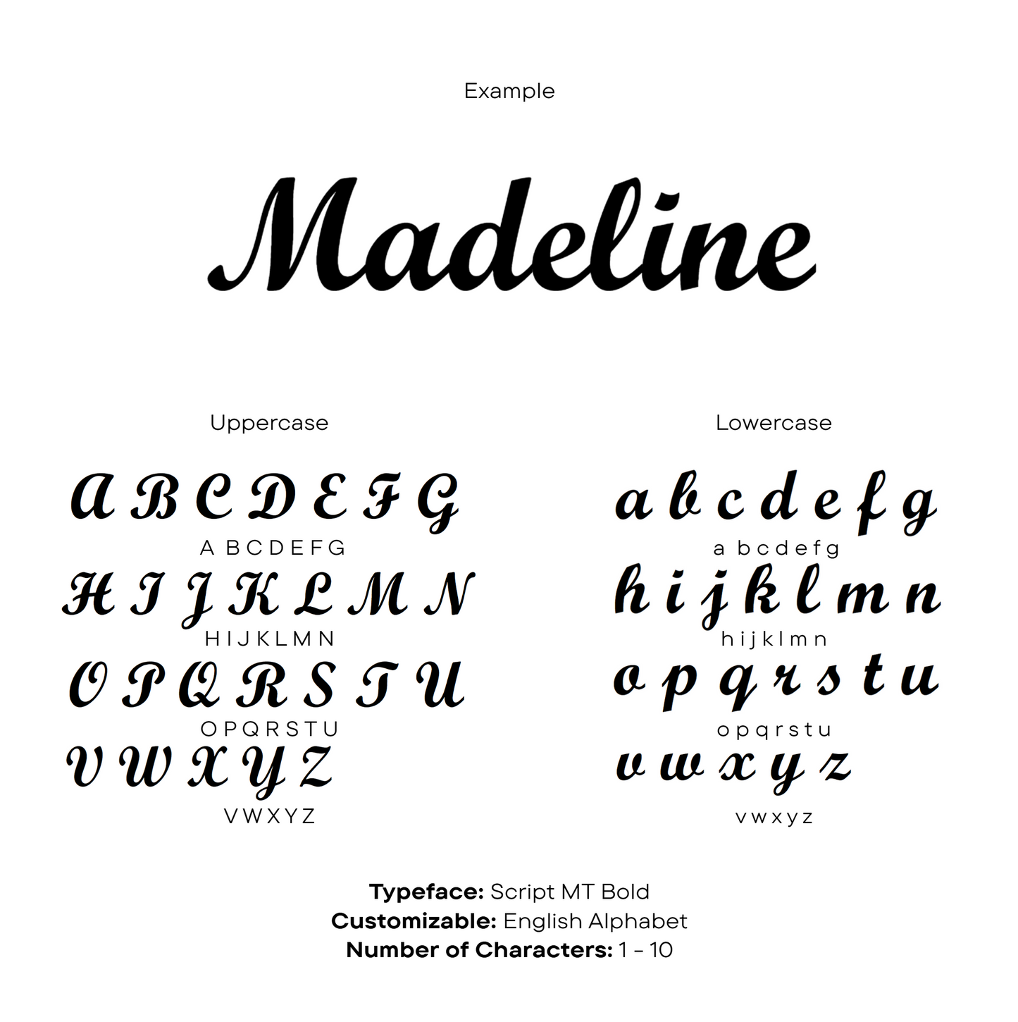 OnMe Custom Name Necklace